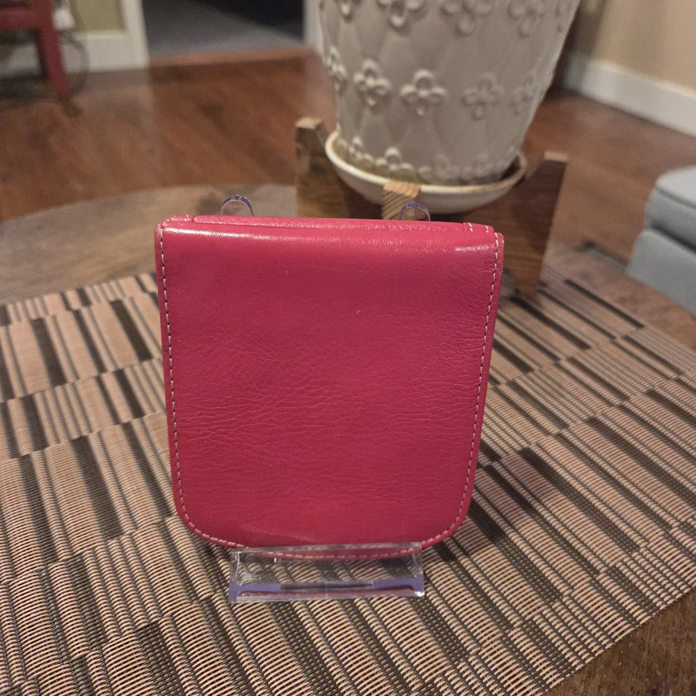 Pink TAXI Leather Wallet